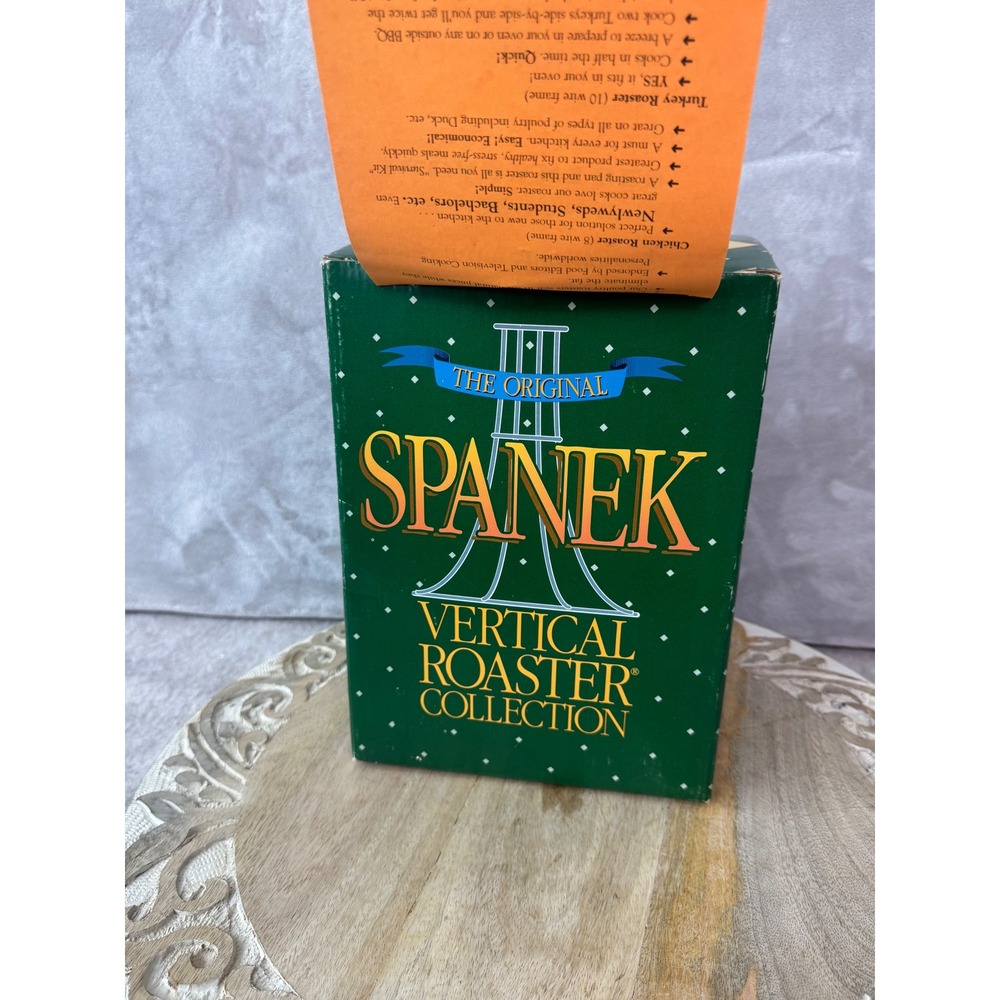 Spanek Vertical Roaster Collection Poultry Turkey Chicken‎ Game Hen Set with Box